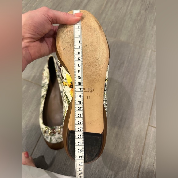 Gucci Ballerinas in White Floral size 41 - Picture 8 of 10